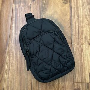 Vera Bradley Black Lorman Sling Crossbody Bag